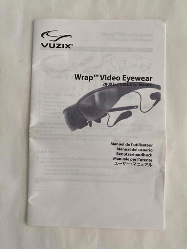 Vuzix wrap video - video, eyewear