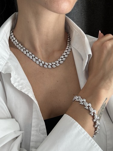 Set collana bracciale - e,