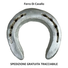 FERRO DI CAVALLO In Metallo Massiccio Portafortuna Amuleto Da Parete VINTAGE