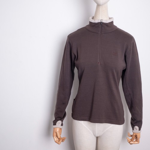 Giacca maglione mezza - zip, lana