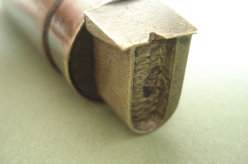 Antico timbro alfabeto lettera - timbro,