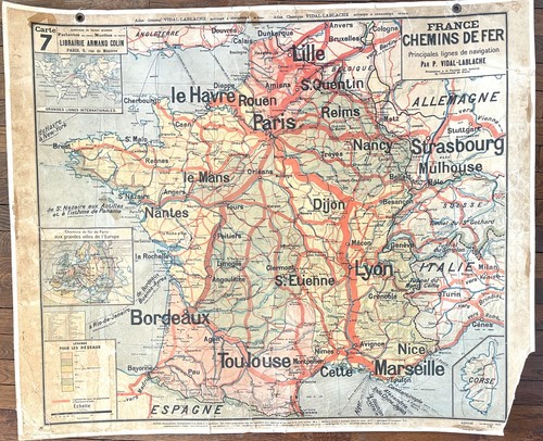 Rare ancienne carte - ancienne,