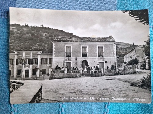 Cartolina acquafondata piazza - cartolina,
