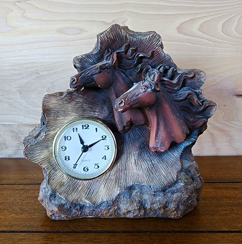 Orologio mantello tema cavallo - mantello,