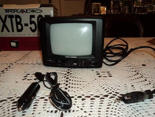 TELEVISORE PORTATILE IRRADIO B/N CON ANTENNE, COME NUOVO , FUNZIONANTE VINTAGE 