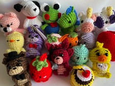 New handmade crochet keychain - new,