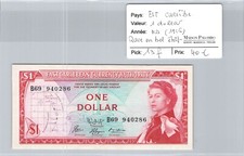 Banconota caraibi 1 - caraibi, dollaro