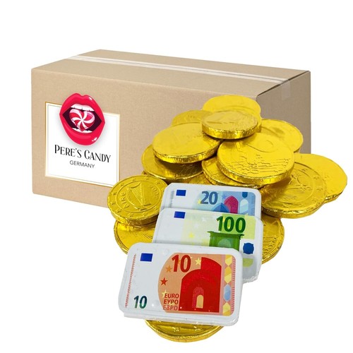 Banconote monete oro - e, d'oro