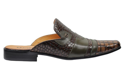 Mens real leather - real, crocodile