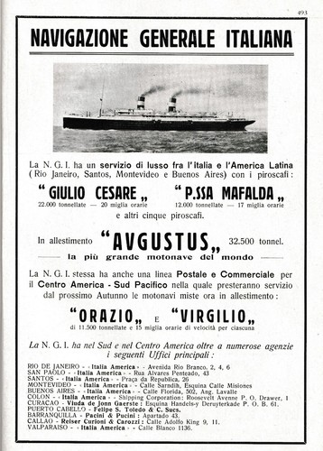 Pubblicita 1927 navigazione - pubblicita',