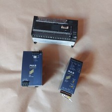 PLC OMRON CP1L M60DR, Alimentatore PULS QS20, Puls DC UPS UB10.241