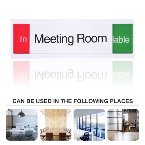 Acrylic meeting room sign - meeting,