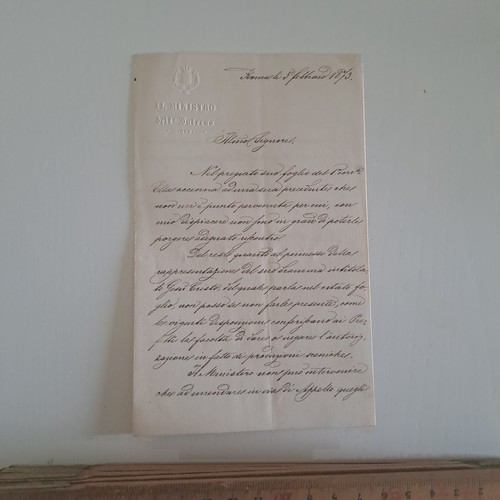 Lettera autografa giovanni - lettera,