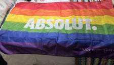 Absolut Vodka Arcobaleno 🌈 Bandiera. 36 da 60 pollici con occhielli spedizione gratuita USA
