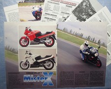 MOTOSPRINT987-PROVA / TEST-1987- KAWASAKI GPX 600 R - 7 fogli 