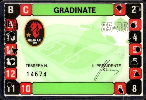 Biglietto stadio milan c - biglietto, a.c