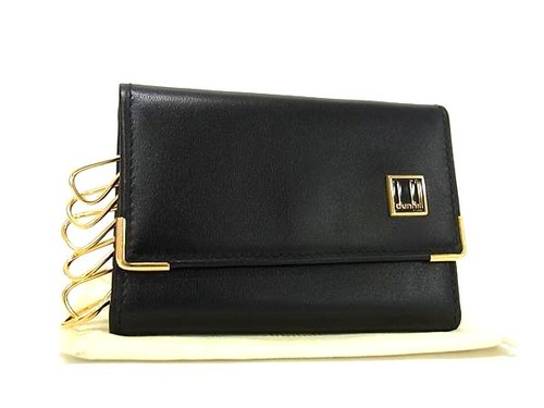 Dunhill leather key case - case, men