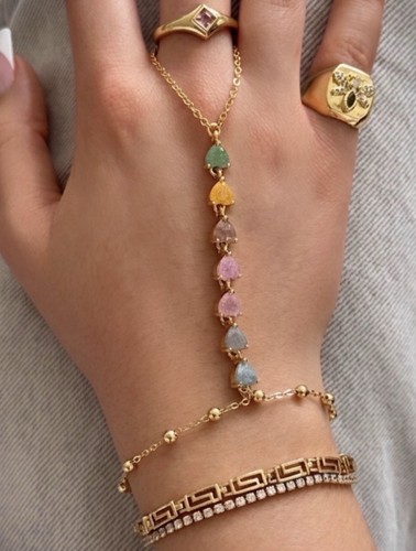 Bracciale schiavo rodio - 3/$39!,
