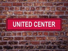 United Center Street Sign