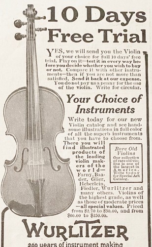 1916 rudolph wurlitzer - 1916, co