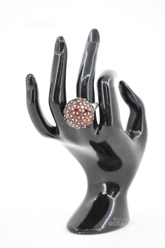 Anello granato con - granato,