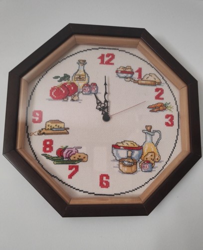 Orologio ricamato punto - ricamato,