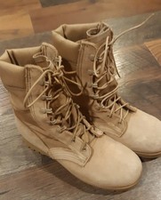 Stivali da combattimento Altama Desert Tan Army ottime condizioni 8 PJ 07-07 stringati militari 