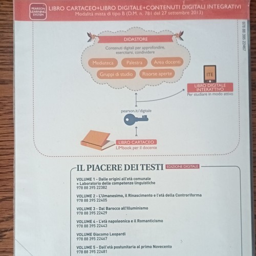 Pearson piacere dei testi - il,
