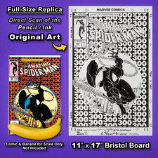 AMAZING SPIDER-MAN #300 Cover Art 🔥 TODD McFARLANE 11x17 Replica Arte Originale🔥