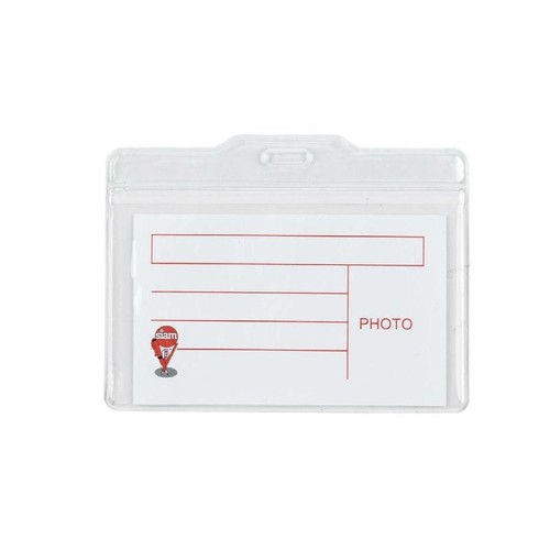 Porta badge morbido pvc - in,