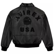 Avirex Nero Real Bomber