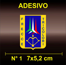 Adesivi Sticker FRECCE TRICOLORI | AERONAUTICA AERMACCHI ITALIA ITALY AEREO
