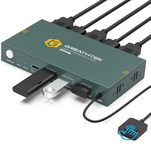 Switch kvm usb3 hdmi pc - switch, 2