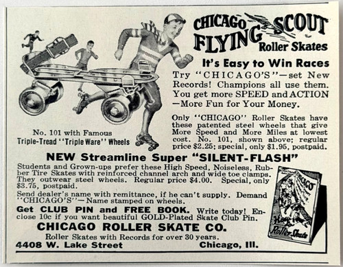 1935 chicago roller skate - chicago,