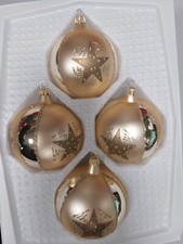 4 palline di Natale vintage