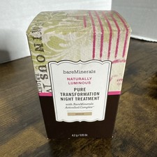 BareMinerals Pure Transformation trattamento notturno medio 0,15 oz RareMinerals NUOVO