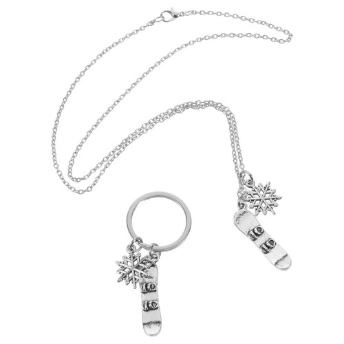 Pezzi collana con snowboard - pezzi,