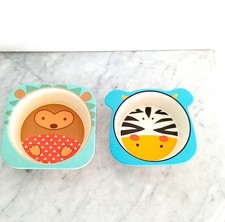 2 CHILDREN PLATES models ZEBRA