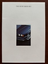 Brochure / depliant BMW M5 E34