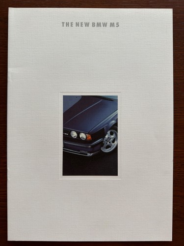 Brochure depliant bmw m5 e34 - brochure,