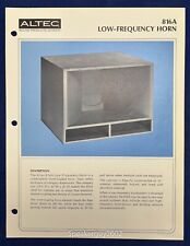 Scheda tecnica Altec Lansing