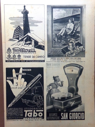 Pubblicità del 1943 moretti - del,