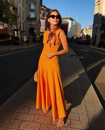 Maxi abito midi gonna balza - midi,