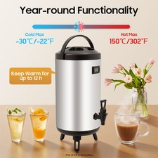 12L/3.17Gal Insulated Beverage
