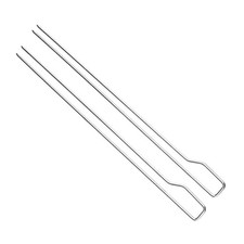  2 Pcs Spiedini Acciaio Inox