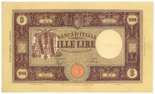 1000 lire barbetti grande - 1000,