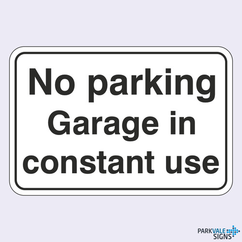 Insegna parcheggio garage - no,
