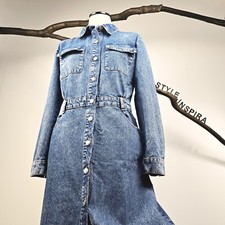 ZARA 💙 ABITO VESTITO JEANS