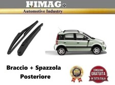 Braccio + Spazzola Tergicristallo Lunotto Cofano Posteriore per Fiat Panda 169