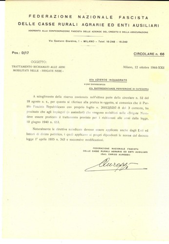 1944 rsi milano trattamento - milano,
